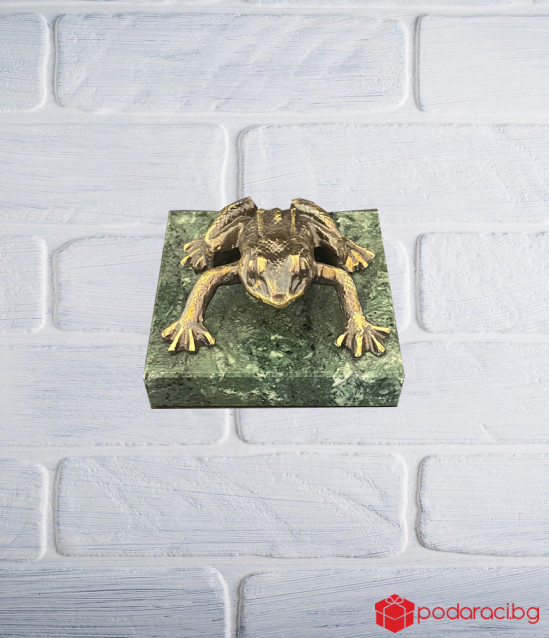 Бронзова статуетка Жаба