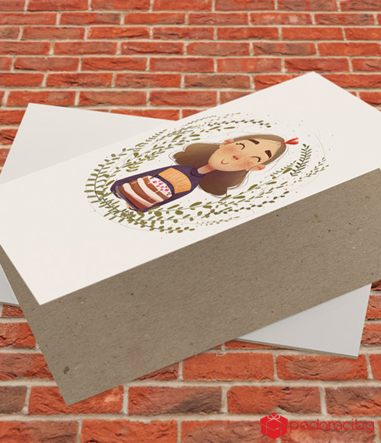 Картичка с добавена реалност Congrats Girl