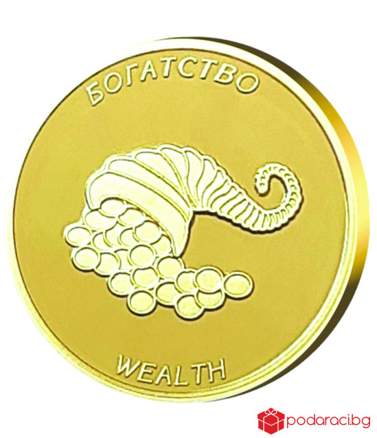 Колекция от 5 жълтички за късмет с масивно златно покритие