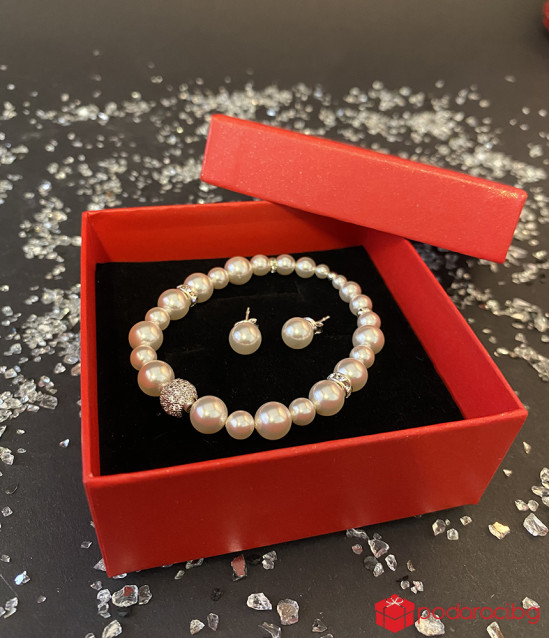 Комплект с гривна и обици