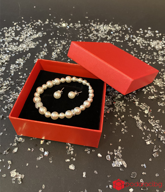 Комплект с гривна и обици