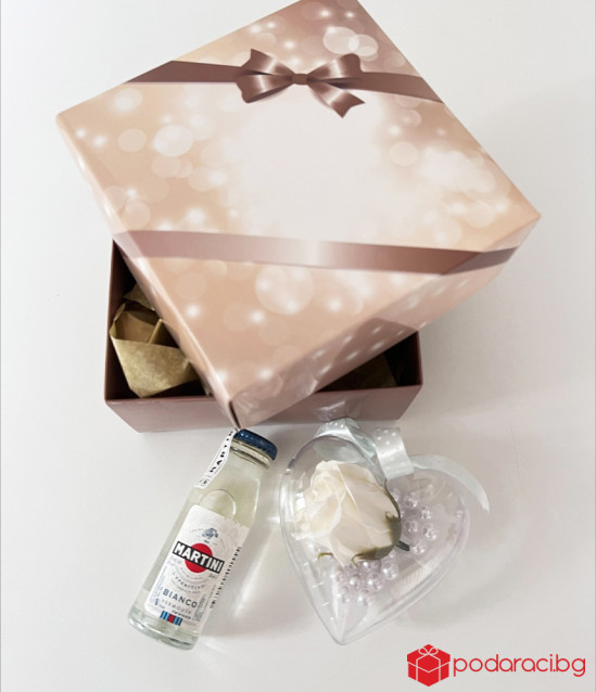 Подаръчен комплект с миниатюра вермут