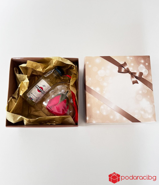 Подаръчен комплект с миниатюра вермут