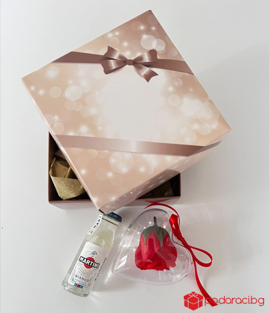 Подаръчен комплект с миниатюра вермут