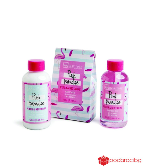 IDC Institute комплект за баня фламинго Pink Paradise 4 части