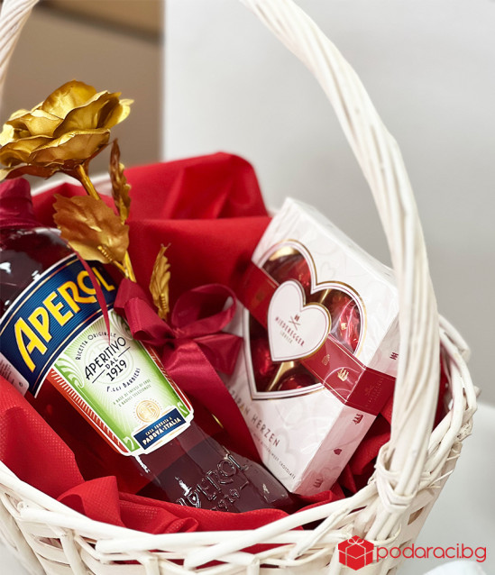 Подаръчна кошничка с аперол