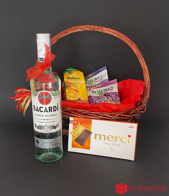 Подаръчна кошница Bacardi
