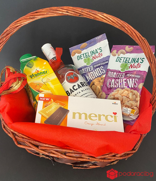 Подаръчна кошница Bacardi