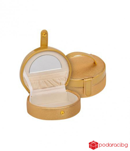 Кутия за бижута Gold+gold кръгла