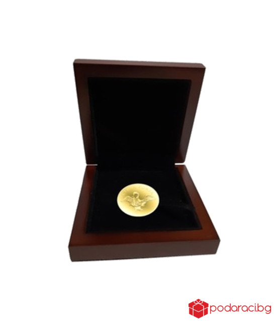 Медал „Честита рожба“, с масивно златно покритие