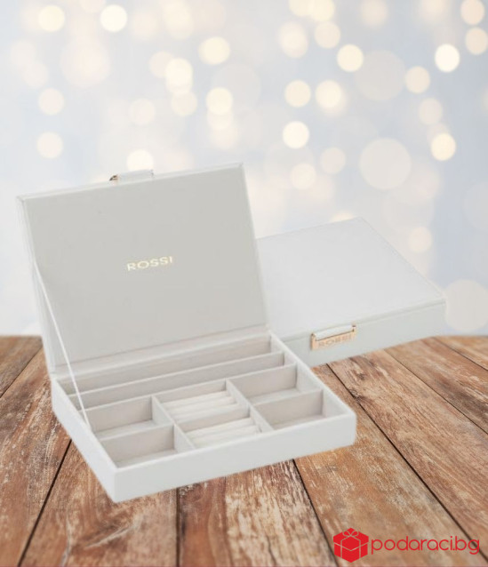 Бяла кутия за бижута ROSSI