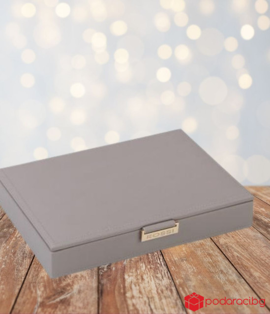 Синя кутия за бижута ROSSI