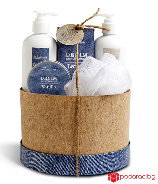 Луксозен дамски козметичен комплект Denim, 6 части