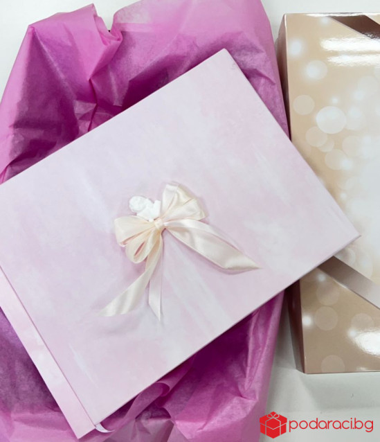 Луксозна книга за пожелания за кръщене на момиче