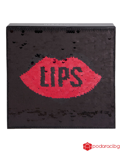 Magic Studio комплект гримове за устни в червен куфар Kiss Me More