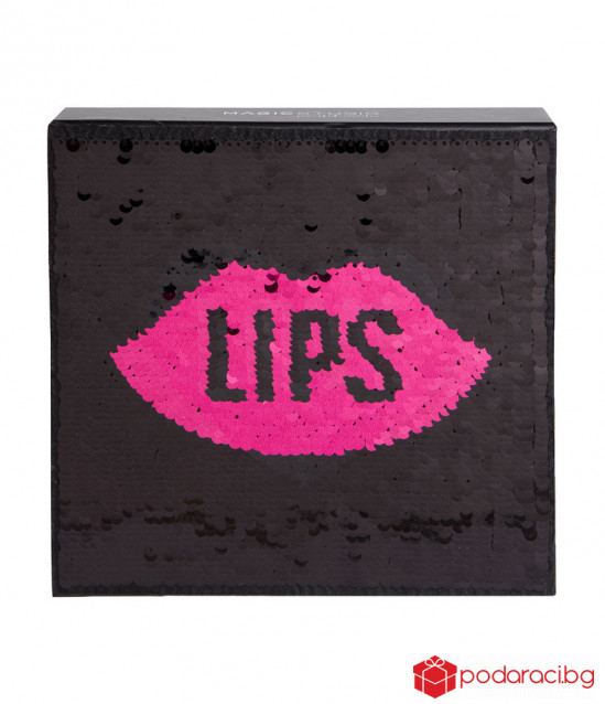 Magic Studio комплект гримове за устни в розов куфар Kiss Me More