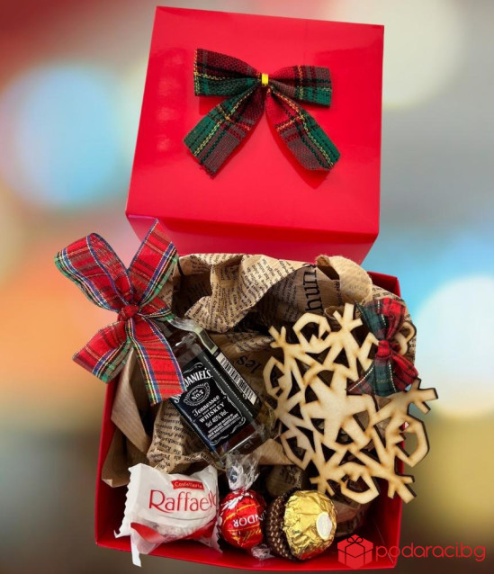 Малък коледен комплект с уиски