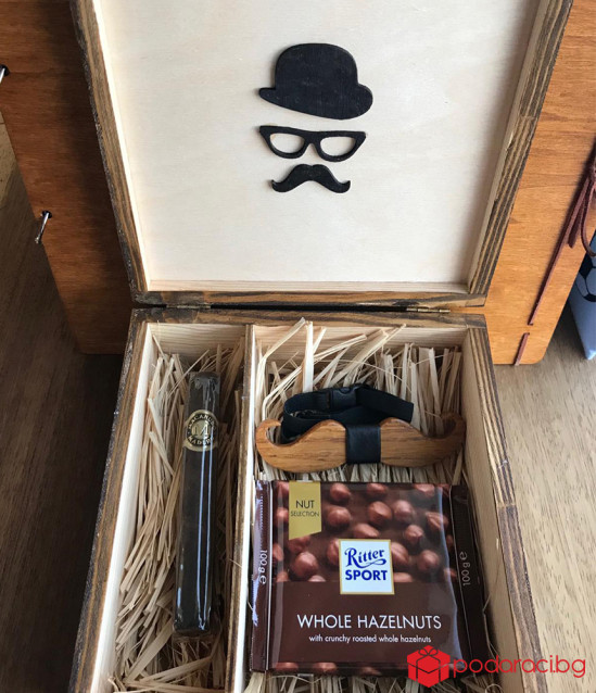 Подаръчна кутия Moustache