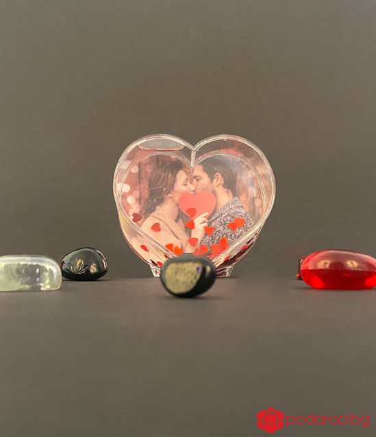 Рамка сърце с ваша снимка