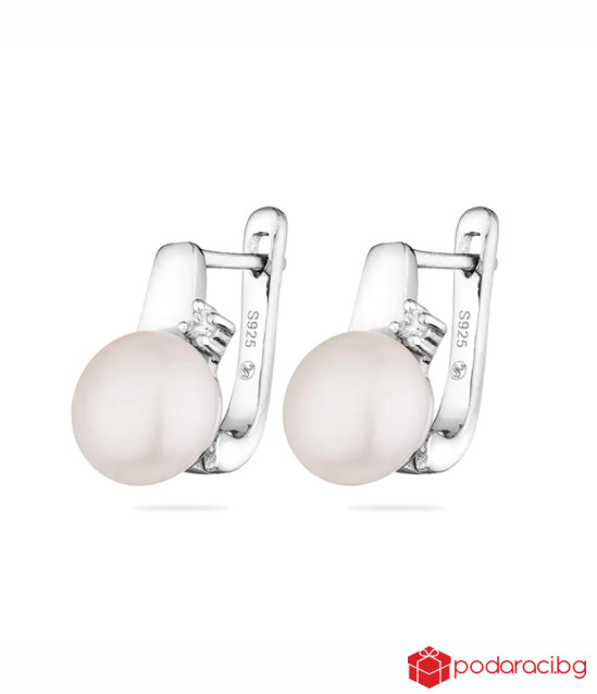 Сребърни обици Изящество