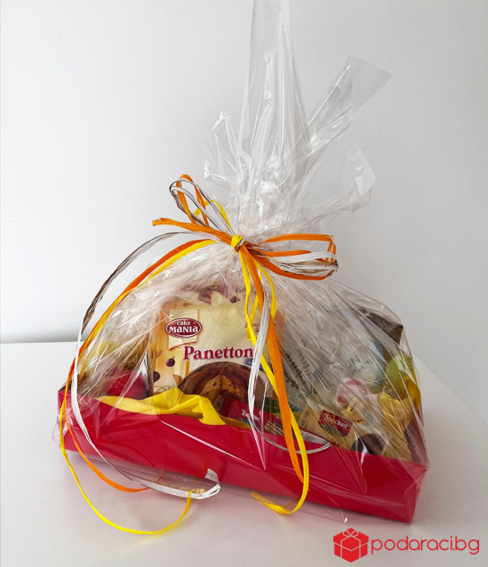 Панер за Великден с персонализирано вино