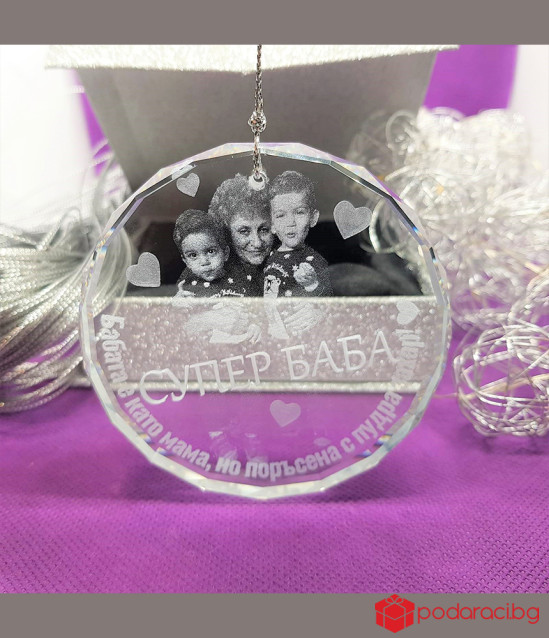 Персонализиран кристален медал