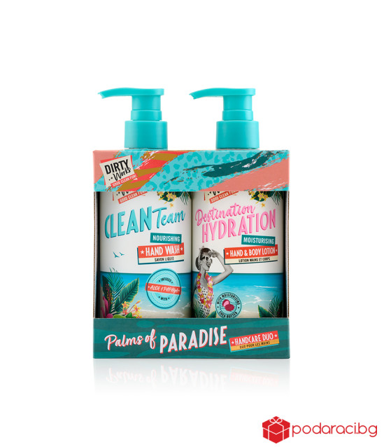 Dirty Works подаръчен комплект Palms of Paradise 2 части