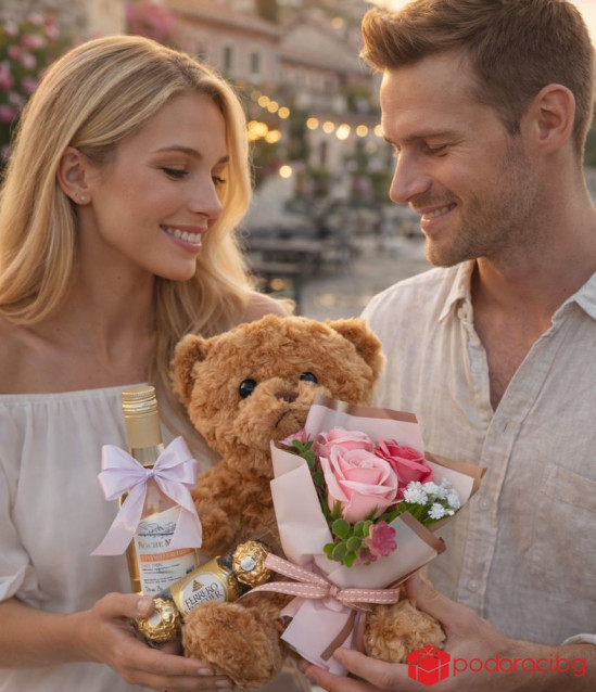 Подаръчен комплект Романтична среща