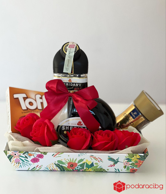 Подарък за жена с ликьор
