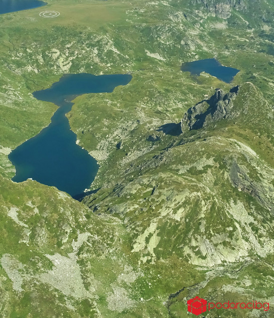 Flying over the Rila Lakes