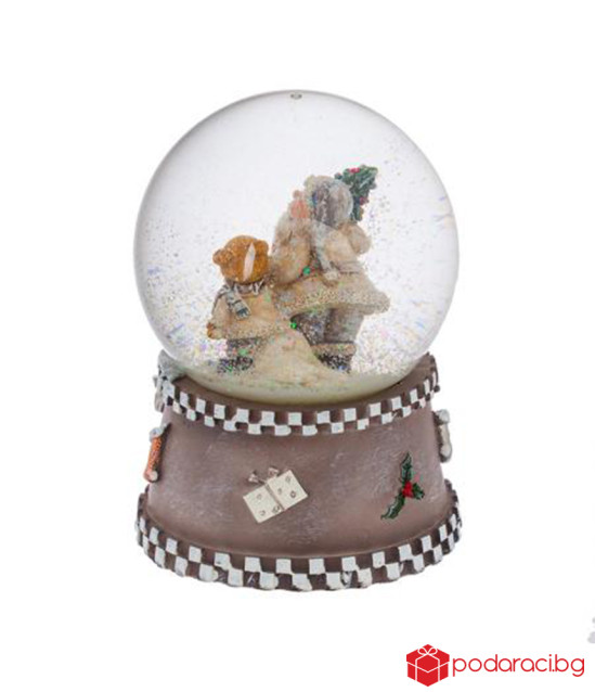 Преспапие Дядо Коледа с мече