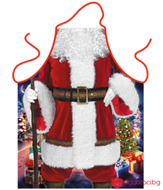 Apron for cooking Santa Claus
