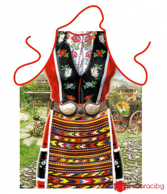 Apron for cooking folk costume