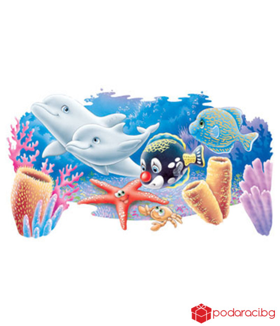 Детска соларна тениска Приятели от океана