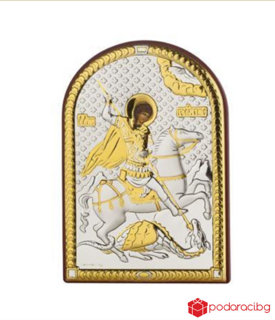 Икона Свети Георги златно