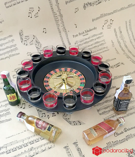 Рулетка за пиещи с 16 чашки