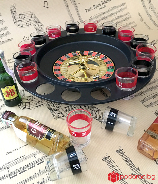 Рулетка за пиещи с 16 чашки
