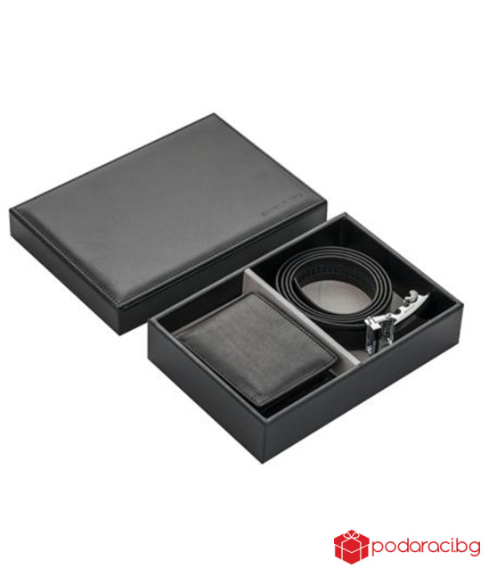 Сет от портфейл и колан 110 см. - SILVER FLAME