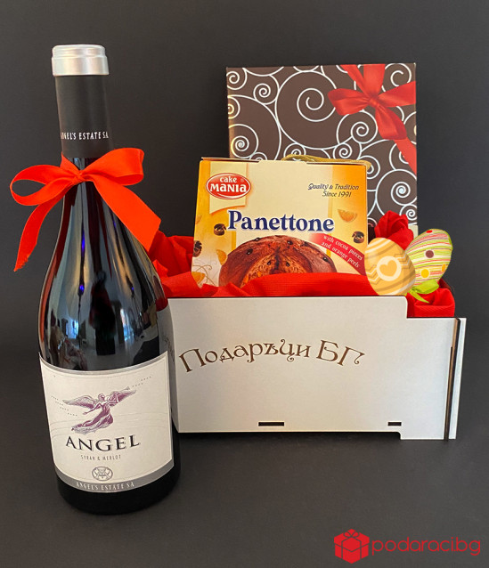 Подаръчна щайга Ангел