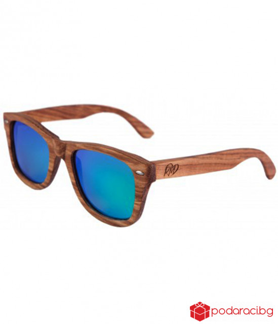 Слънчеви очила с дървена рамка ZEBRA 83