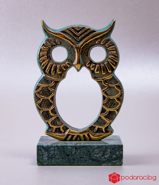 Бронзова статуетка Сова