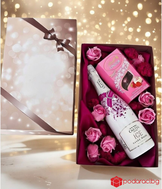 Подарък за жена - комплект Розово изящество