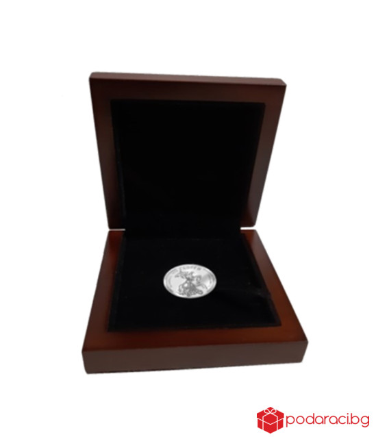 Сребърен медальон Свети Георги