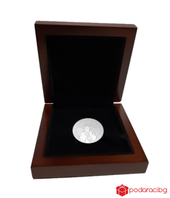 Сребърен медальон Свети Стефан