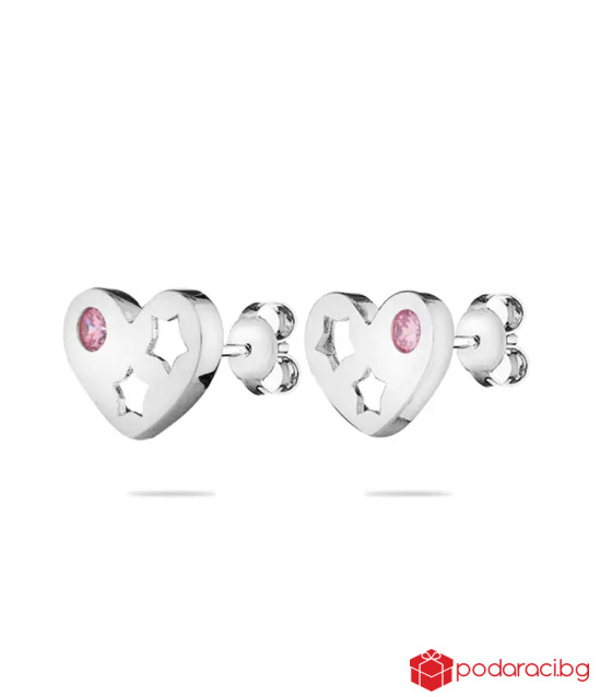 Сребърни обици Нежност