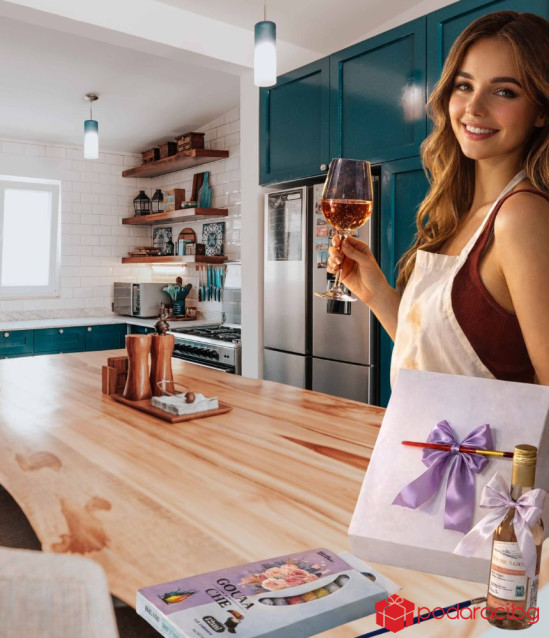 Подаръчен комплект Любов, рисуване и вино