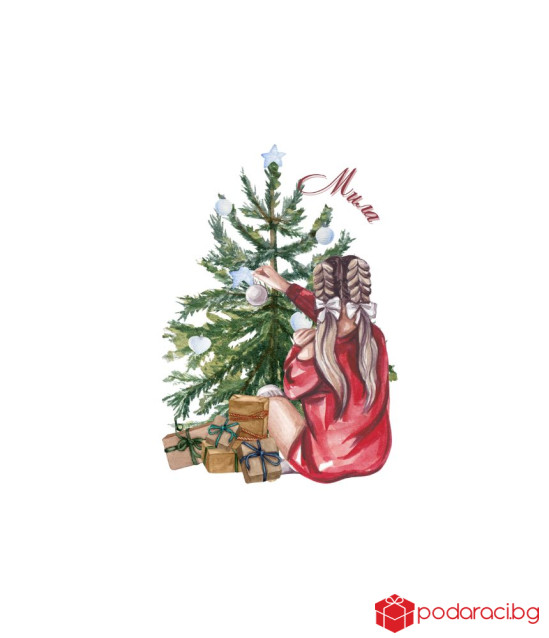 Коледна тениска за най-добри приятелки