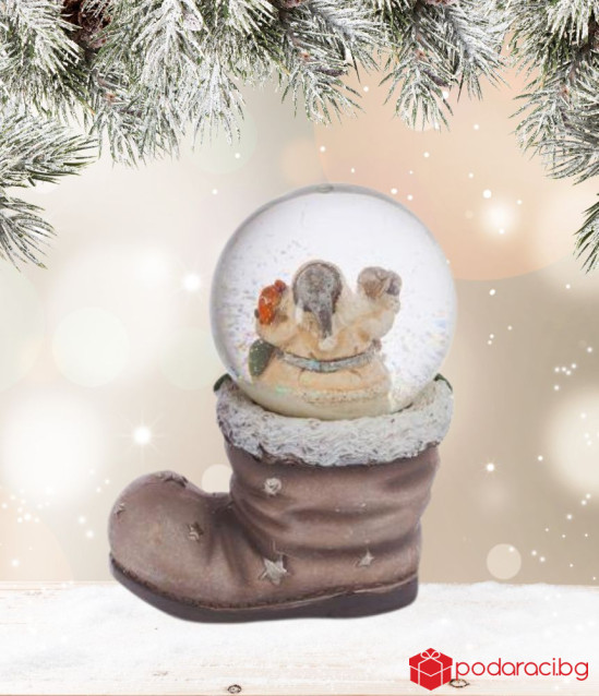 Коледно преспапие с Дядо Коледа