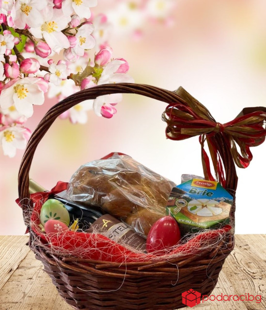 Подаръчна кошница Шарен Великден