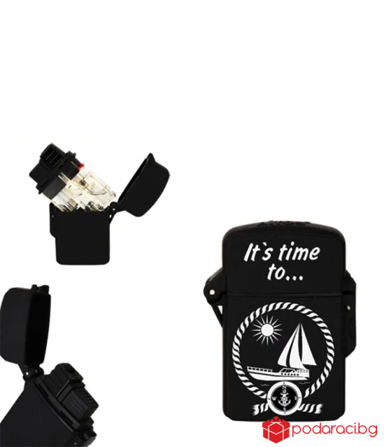 Летящ хартиен фенер сърце + запалка с надпис